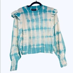 NWT Generation Love New York Colette Blue Tie Dye Sweater